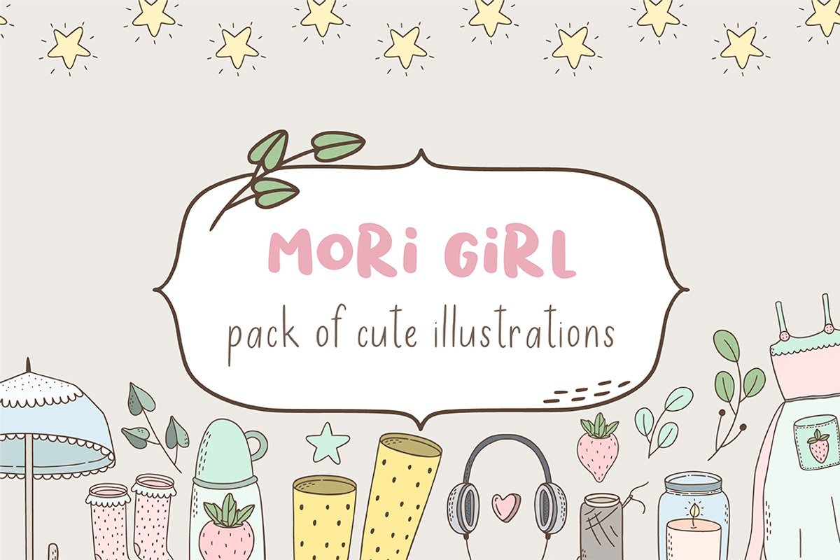 Mori Girl doodles., an Illustration by Sentimental postman (Photo 1 of 18)