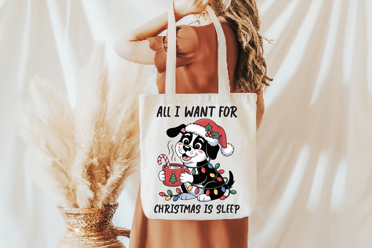 Sarcastic Christmas Funny Dog Coffee, an Illustration by Daily.Designs (Photo 4 of 5)