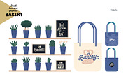 Bakery, Small business (vector), a Templates & Theme by Grivina's shop (Thumbnail 8 of 19)