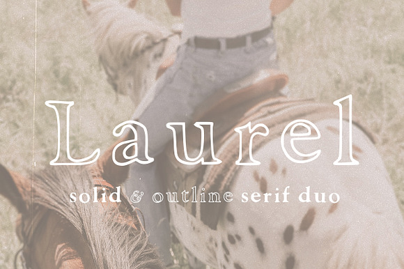 Laurel A Handcrafted Outline Duo