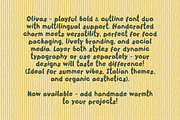 Olivas: Tasty Handmade Font Duo, a Handwritten Font by AnMark (Thumbnail 15 of 15)