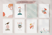 Floral & abstract spring set, an Animal Illustration by Tabita's shop (Thumbnail 10 of 16)