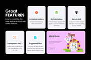 Animated Mardi Gras Icons, a Duotone Icon by Prosymbols (Thumbnail 2 of 10)