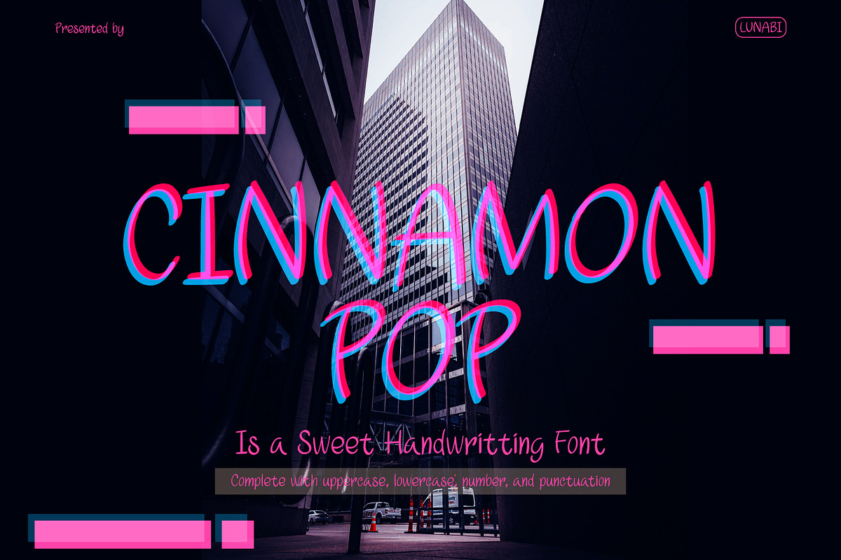 Cinnamon Pop, a Handwritten Font by Lunabi (Photo 1 of 5)