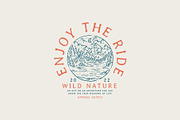 Vintage Outdoor Line Art Badge, an Object Graphic by Sandewo (Thumbnail 9 of 13)