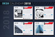Desk Calendar 2018, a Stationery Template by artico (Thumbnail 4 of 5)