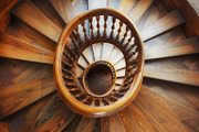 69 Spiral wooden staircases, an Architecture Photo by Handmadefont (Thumbnail 3 of 73)