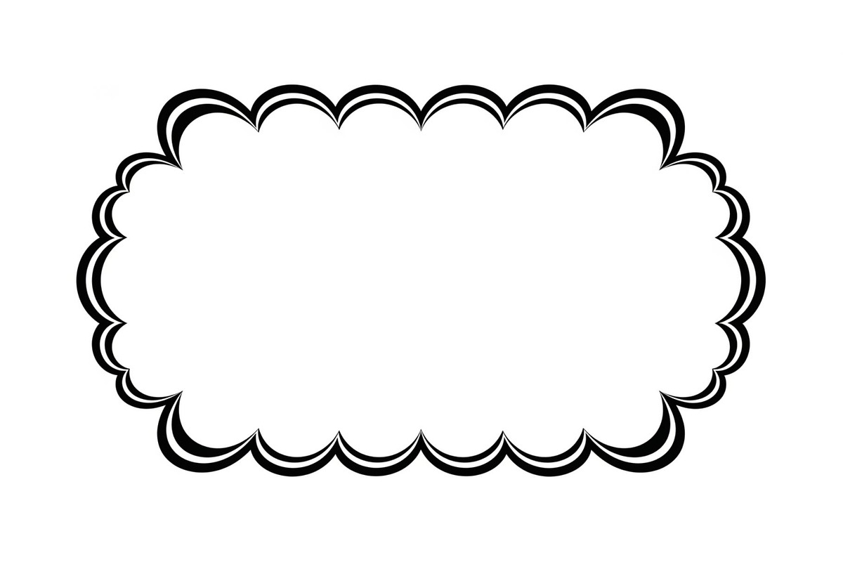 Wavy Scalloped Label Frame Bundle, an Illustration by musafir_fashion (Photo 40 of 51)