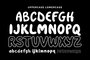 Doodle Bubble Cheerful Display Font, a Handwritten Font by Tyedge Studio (Thumbnail 3 of 7)
