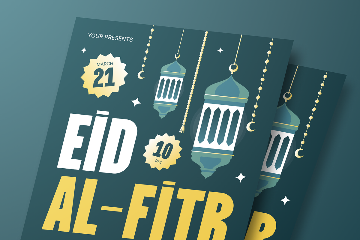 Eid Al Fitr Flyer Set, a Flyer Template by Annora Studio (Photo 3 of 6)