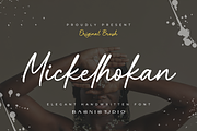 Mickelhokan a Handwritten Font, a Font by Basnistudio (Thumbnail 1 of 12)