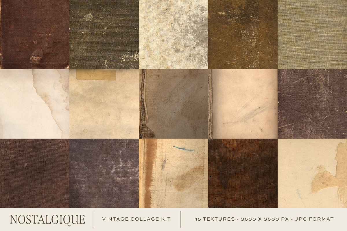 Nostalgique Vintage Collage Kit, an Object Graphic by Eclectic Anthology (Photo 5 of 10)
