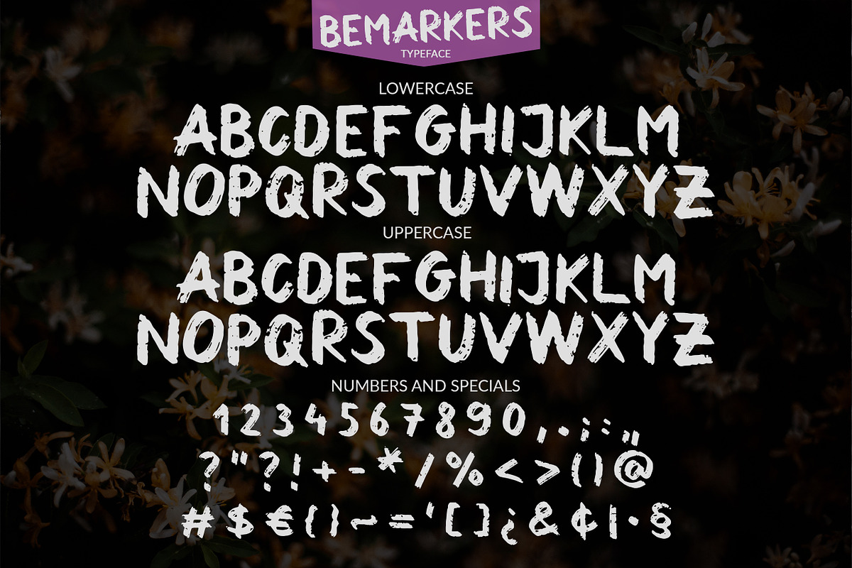 Bemarkers Font - Handwritten Font preview 2