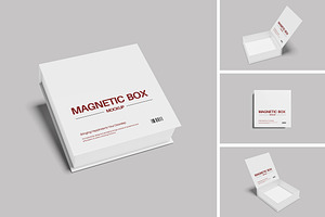 High Quality Magnetic Box Mockup, an Advertising Mockup by swsi-studio