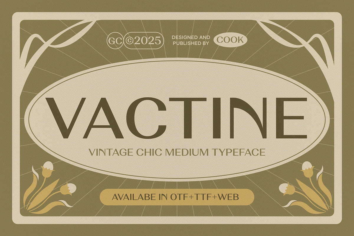 Vactine, a Sans Serif Font by graphicook (Photo 1 of 10)