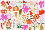Floral Abstract Plant Graphics, a Decorative Illustration by likorbut (Thumbnail 2 of 8)