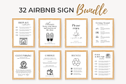 Airbnb Welcome Sign Template, a Poster Template by ShopRShop (Thumbnail 1 of 10)