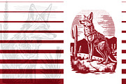 130 American Animals illustrations, an Animal Illustration by Nocturnal Wolf (Thumbnail 8 of 13)