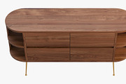 Joybird Vira Console Cabinet, a Furniture 3D Model by 3dmitruk (Thumbnail 5 of 7)