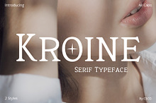 Kroine – Serif Typeface