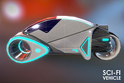 Sci-Fi Vehicle, a Cars & Vehicle 3D Model by Beatheart Creative Studio (Thumbnail 6 of 12)