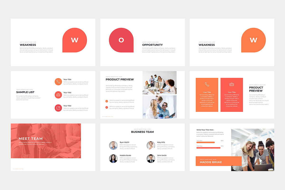 Pitch Deck PowerPoint Template, a Presentation Template by slidequest (Photo 4 of 18)