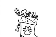 49 Christmas Pet Accessories Icons, an Outline Icon by adenpinkstore (Thumbnail 7 of 23)
