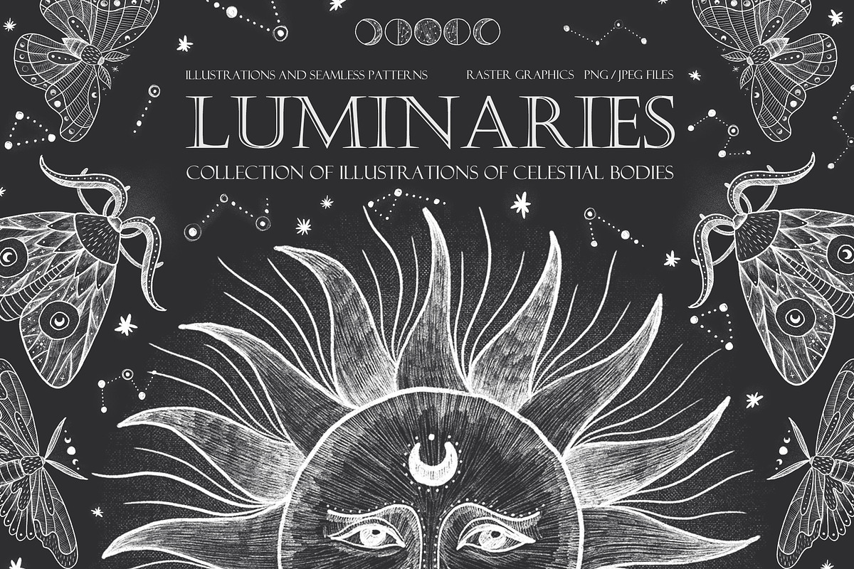 Luminaries. Celestial bodies, an Illustration by Chikovnaya (Photo 1 of 11)