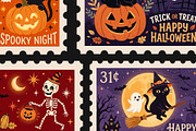 Halloween Transparent Stamps Set PNG, an Object Graphic by iHemalaya (Thumbnail 4 of 5)