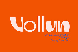 ZT Vollun - Display font