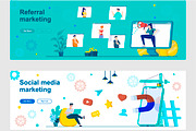 Flat Web Banners Template Kit, a Templates & Theme by alexdndz (Thumbnail 23 of 26)