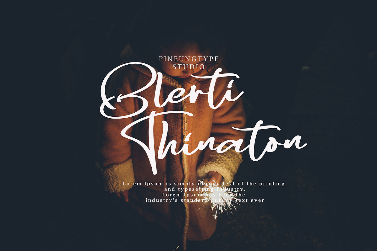 La Delluga Black Friday, a Script Font by pineungtype (Photo 10 of 10)