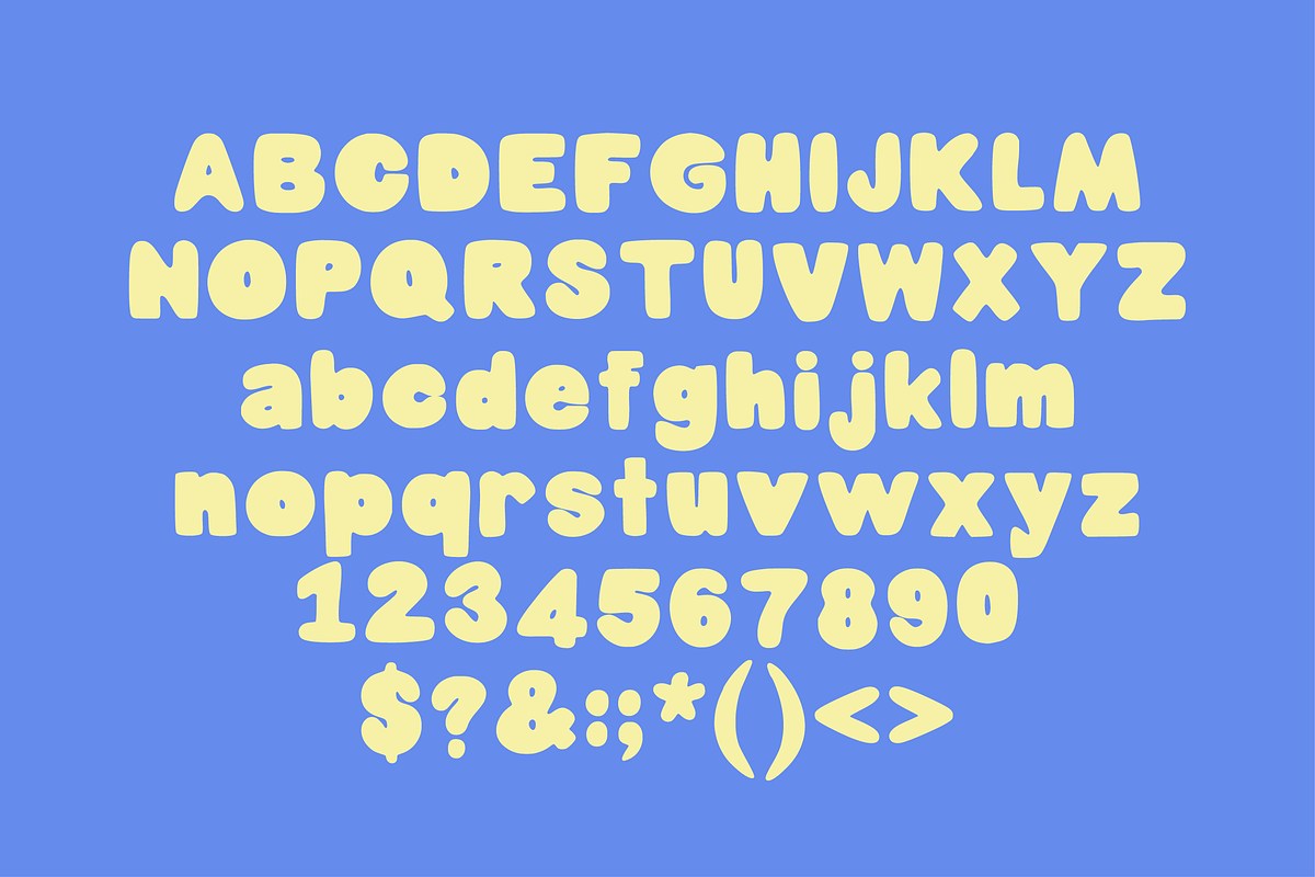 Honey Buns | Bold Display Font, a Handwritten Font by Third Ginger Studio (Photo 2 of 5)