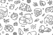 Vector Illustration of Cheese Types, a Food Illustration by Tettygreen (Thumbnail 2 of 3)