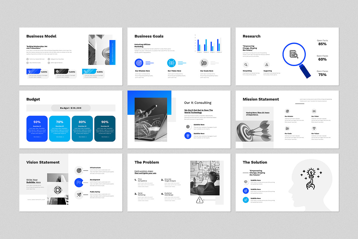 Business Proposal Presentation, a Presentation Template by GenerousArt (Photo 3 of 8)