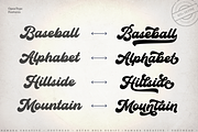 Youthead - Retro Bold Script, a Script Font by Namara Creative Studio (Thumbnail 9 of 13)