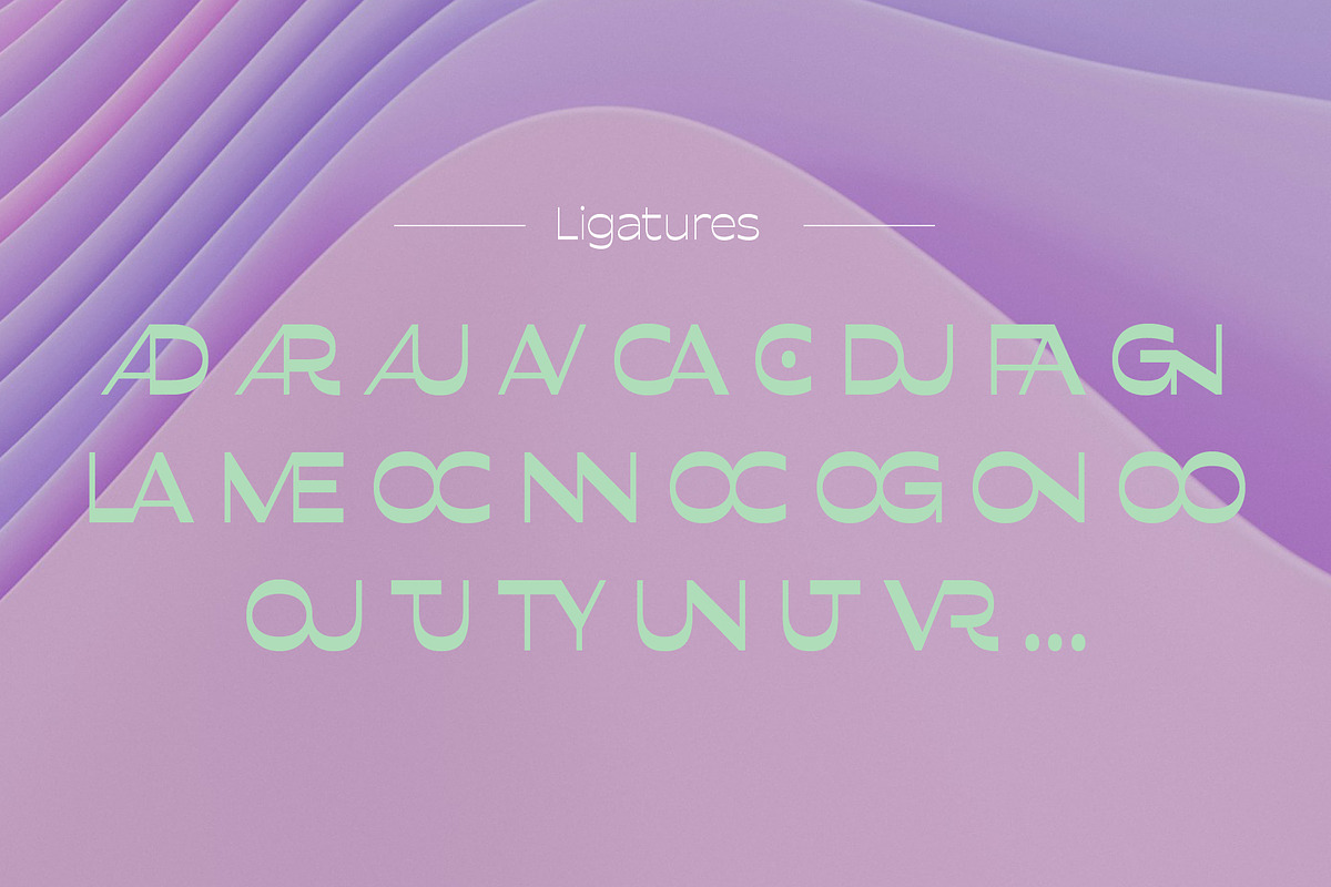Lunastral Bold, a Sans Serif Font by OceaneM (Photo 4 of 8)