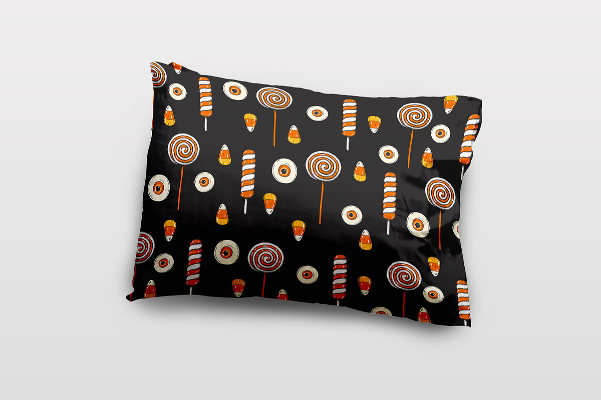 Vector Halloween Seamless pattern, a Pattern Graphic by Tabiti (Photo 2 of 2)