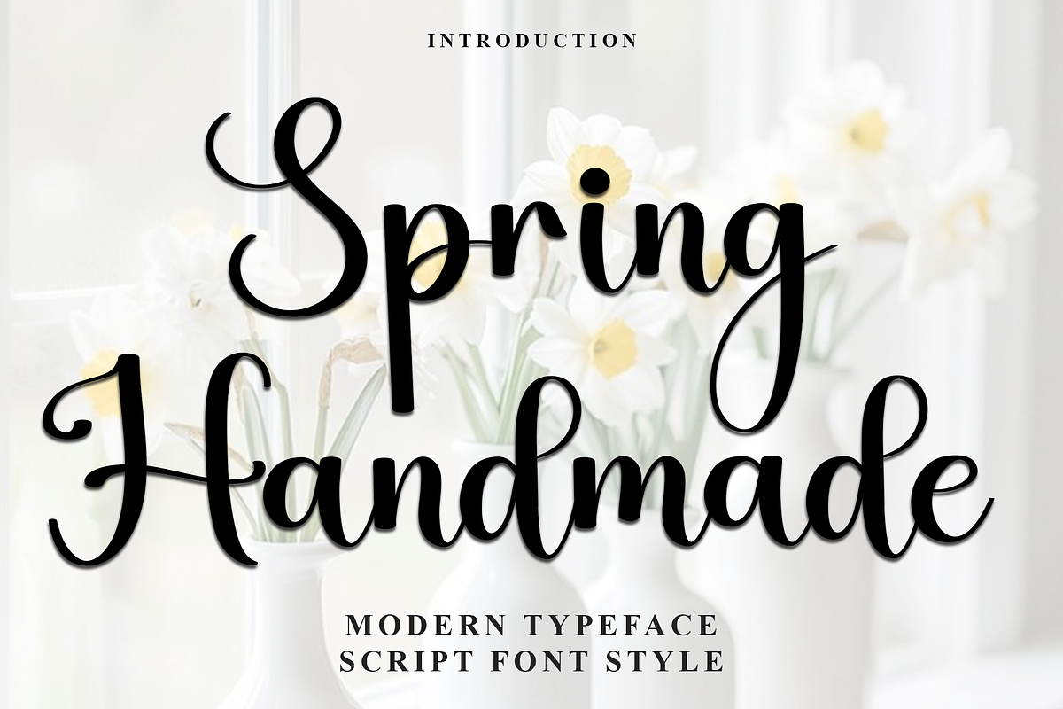 Spring Handmade, a Handwritten Font by InermediaSTUDIO (Photo 1 of 6)