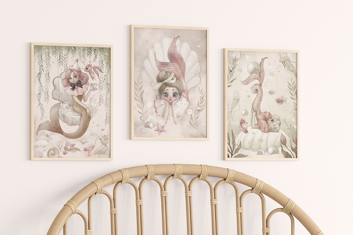 Watercolor Graphics & patterns, a Wallpaper Graphic by TanyaSchuka (Photo 10 of 16)