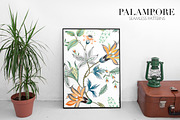 Palampore seamless watercolor print!, an Illustration by TSTUDIO (Thumbnail 6 of 8)