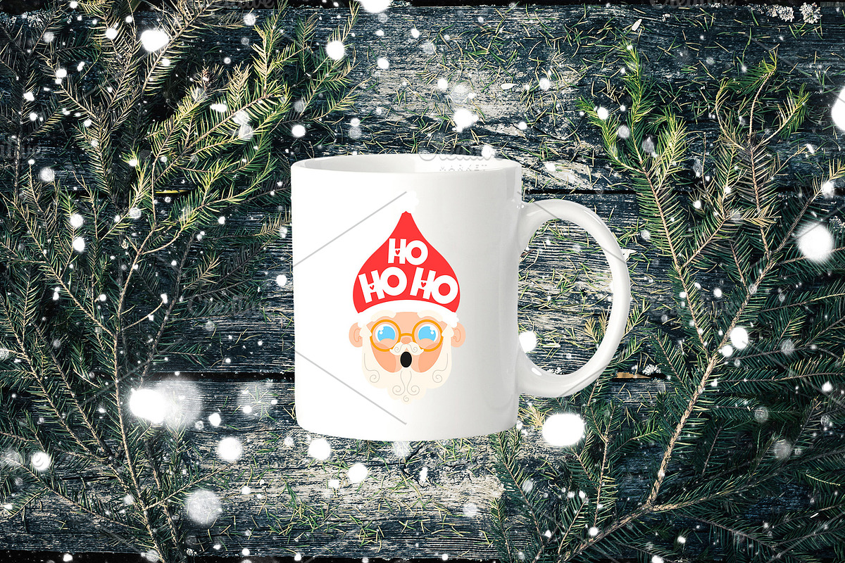 White Mug Mockup Christmas bundle, an Advertising Mockup by VetalStock (Photo 3 of 5)