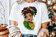 Afro Girls Mardi Gras Clipart, an Illustration by Sublimation Artist (Thumbnail 5 of 6)