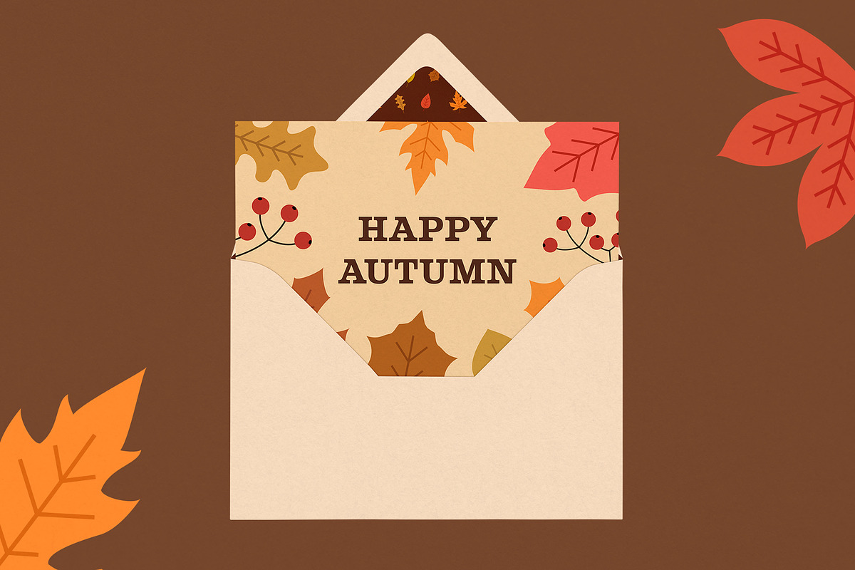 Autumn Nature Vector Collection, a Decorative Illustration by Type Twice (Photo 9 of 10)