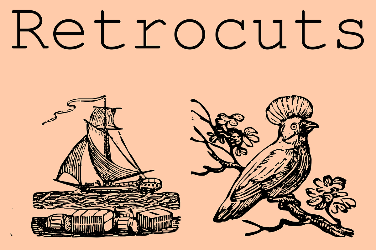 Retrocuts, a Symbol Font by Intellecta Design (Photo 5 of 5)