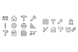Construction tools and equipment, an Illustration by ZinetroN