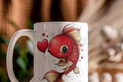 Whimsical Valentine Day Girl Clipart, an Illustration by one-touch (Thumbnail 5 of 16)