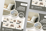 Minimal Furniture Catalogue Flyer, a Flyer Template by Annora Studio (Thumbnail 6 of 6)