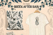 Green After Rain Botanical Set, an Object Illustration by Ink Stories (Thumbnail 13 of 13)