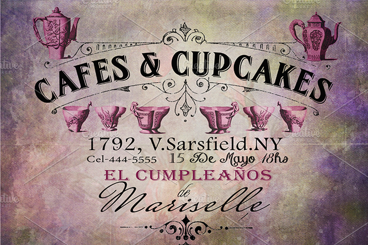 Vintage Art textures, a Texture Graphic by JAY MID IMAGE (Photo 5 of 5)